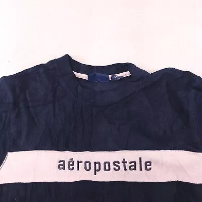 Aeropostale Long Sleeve Pullover Sweatshirt Womens Size Large L Blue Pink • $17.99