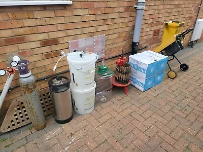 £50 • Buy Complete Cider Beer Wine Making Kit - Corny Keg - CO2 Bottle - Regs - Crusher