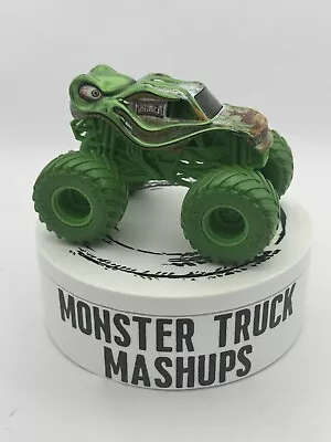 CUSTOM Spin Master Monster Jam Green Kraken Monster Truck 1/64 • $21.99