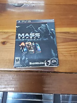 Mass Effect Trilogy PS3 COMPLETE Sony Playstation 3 Slip Cover Tested Works • $9.99