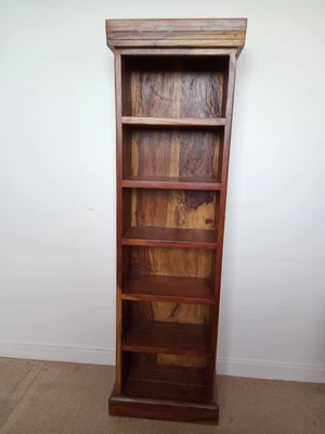 £49 • Buy Lovely Modern Heavy Wooden Bookcase Tall, Narrow 