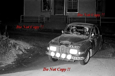 £4 • Buy Simo Lampinen & Arne Hertz Saab 96 V4 Alpenfahrt Rally 1969 Photograph 1