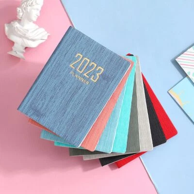 £5 • Buy 2023 A7 Planner Diary 365 Days Diary Pocket Size Texture PU Cover Journal