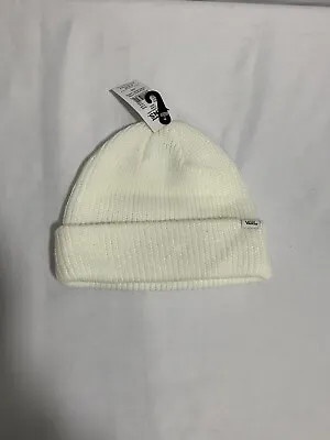 Vans Women's White Core Basics Lightweight Knitted Beanie Hat One Size • $12.99