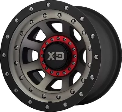 1 17 Inch Black Tinted Rims Wheels XD Series XD137 FMJ 17x9  -12mm 6x5.5 Lug • $398