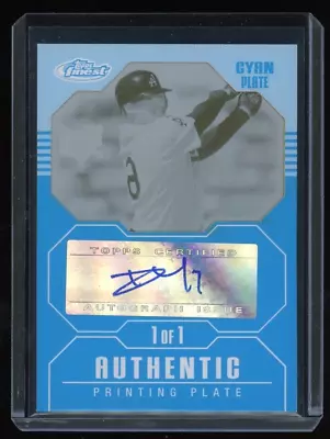 Delwyn Young 2007 Topps Finest - Cyan Printing Plate Auto - 1/1 - One-of-One • $0.99