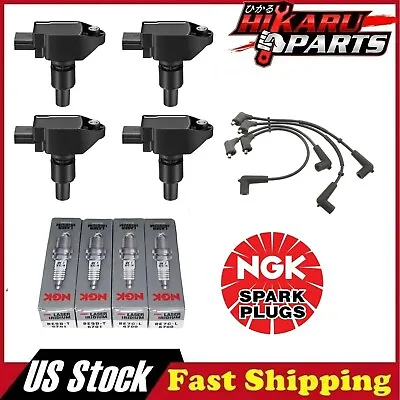 4x NGK Spark Plug & 4x Ignition Coil & Wireset For Mazda RX-8 1.3L 2004-2011 • $197.71
