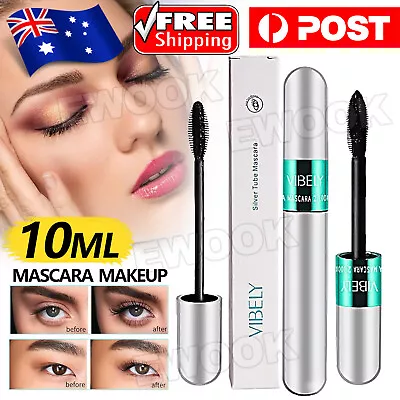 Lash Cosmetics Vibely Mascara 4D Thick Long Waterproof Silk Fiber Mascara Makeup • $7.95