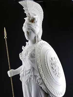 $493 • Buy Athena Minerva Greek Roman Goddess Cast Marble Sculpture Statue 27.56 In