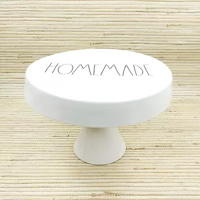 Rae Dunn HOMEMADE Ceramic Cake Stand Pedestal Dessert Display Artisan Collection • $14.99