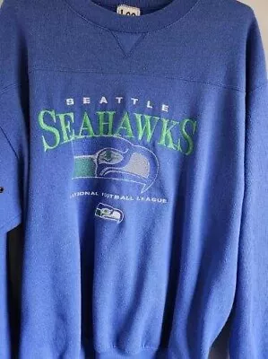 Seattle Seahawks VTG Lee Sport Sweatshirt Men’s L Crew Neck • $48.35