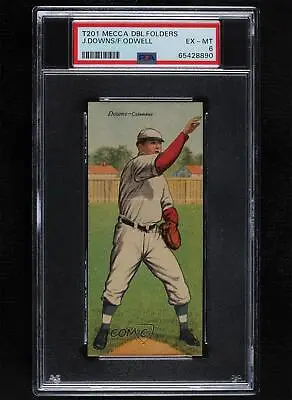 1911 Mecca Double Folders T201 Fred Odwell Red Downs Jerry PSA 6 • $526.10