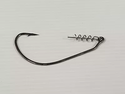Wide Gap Size 7/0 Twist Lock Hooks  Soft Plastic Weedless Fishing  Pack Qty 10 • $8