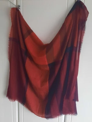 £120 • Buy Burberry Silk,cashmere Blend Scarf Shawl
