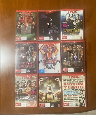 Tna Bulk Lot 9 DVD Lot All New & Sealed Region 4 • $33.95