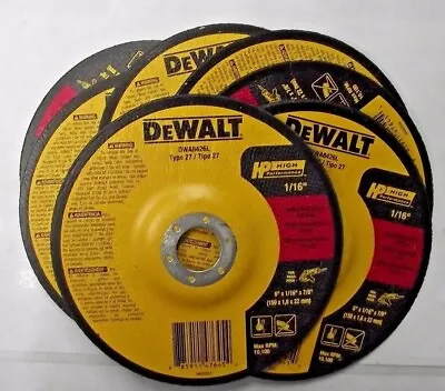 Dewalt DWA8426L 6  X 1/16  X 7/8  T27 HP Long Life Cut-Off Wheels 10 Pack • $14