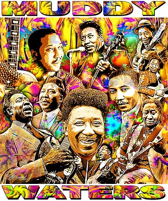 Muddy Waters Tribute T-shirt Or Print By Ed Seeman • $25.95