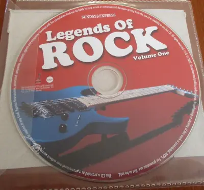 £1.50 • Buy Legends Of Rock - Disc 1 Of 2 - Various Artists - Sunday Express Promo Cd