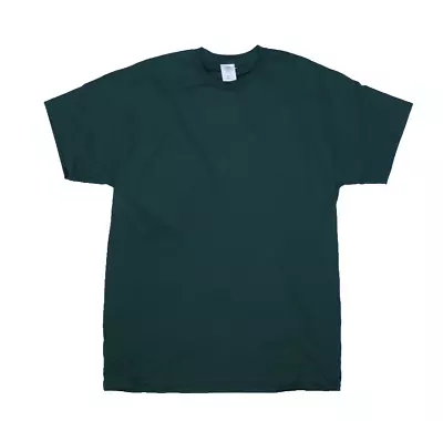 Hanes Adult Blank Plain Dark Green T-Shirts Crew Neck Cotton Size Medium 20 Pack • $99.99