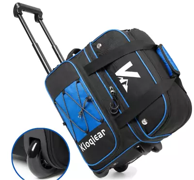 Double Roller 2 Ball Bowling Bag With Large Separate Shoe Compartment NEW • $59.99