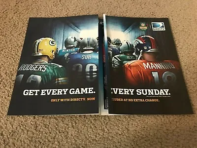 $9.99 • Buy 2012 DIRECTV NFL SUNDAY TICKET Poster Print Ad PEYTON MANNING ELI AARON RODGERS