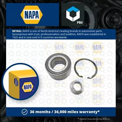 Wheel Bearing Kit Fits FORD FIESTA Front 2008 On NAPA 1008849 1326640 1061596 • £17.43