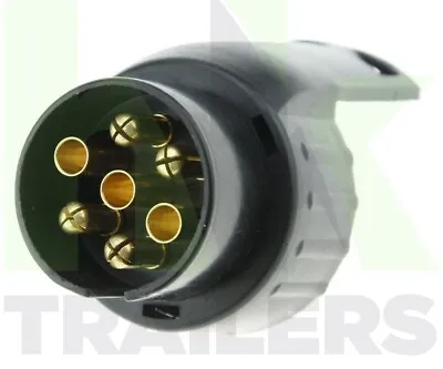 £6.95 • Buy 7 To 13 Pin Trailer Light Adaptor, 12V, 12N, Adapter, Converter, Socket, Maypole