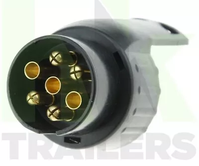 7 To 13 Pin Trailer Light Adaptor 12V 12N Adapter Converter Socket Maypole • £6.82