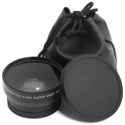 $28.28 • Buy 55mm Macro Wide Angle Lens 0.45X HD For Sony DSLR A230 A350 A300 A330 A500