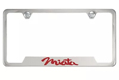 Chrome License Plate Frame For Miata • $10.99