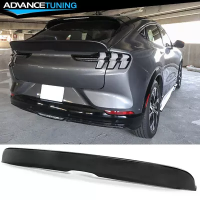 Fits 21-23 Ford Mustang Mach-E Matte Black Duckbill Style Rear Trunk Spoiler PP • $79.99