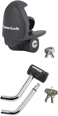 Master Lock 379ATPY Universal Trailer Hitch Lock Black & Master Lock 2866DAT... • $63.99