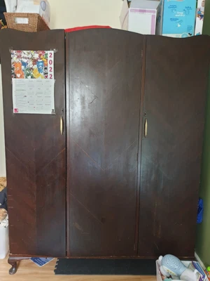 $50 • Buy Antique Solid Wood Beautiful Wardrobe