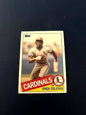 1985 Topps Traded Baseball Vince Coleman RC #24T Factory Set Break NM-MT • $9.99