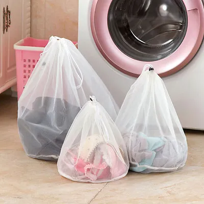 Washing Machine Mesh Net Bags Laundry Bag Large Thickened Wash Bags X1 BDL3 • $1.56