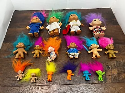 Vintage Troll Dolls Lot 0f 16 • $0.99