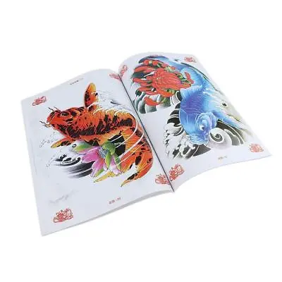 £15.65 • Buy KOI Flowers Carp   Tattoo Flash Chinese Top Koi With Outline Sketch Book .