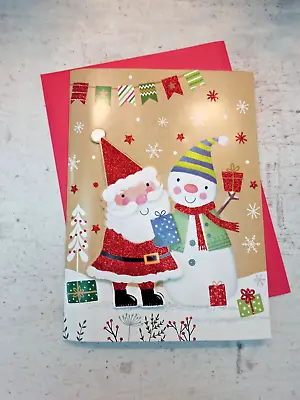 Musical Christmas Xmas Cards Light Up With Envelope Premium Set Of 4 Pcs 20x14cm • $25