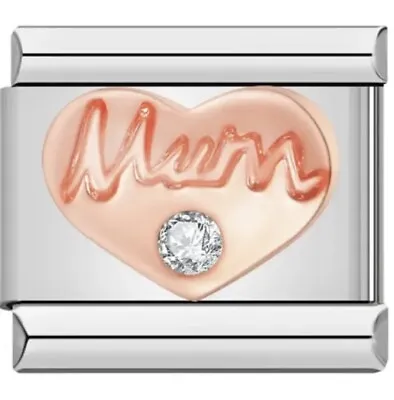 Mum Heart Charm 🎀💕fits Nomination  • £8.99