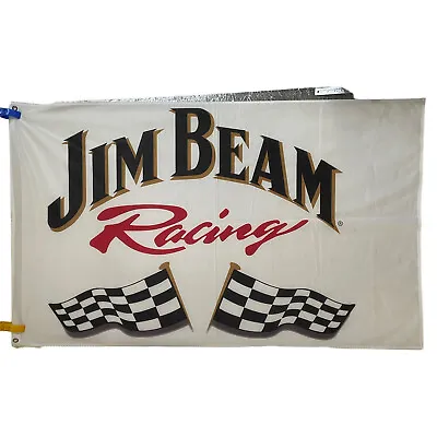 Jim Beam Racing Team Flag Large Ford Falcon White Vintage V8 Supercars • $29.99