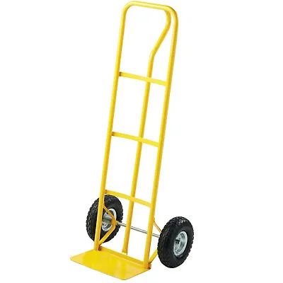 600lb Heavy Duty Sack Truck Industrial Hand Trolley With Pneumatic Tyre Wheel • £39.95