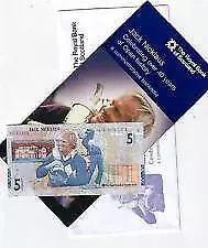 Jack Nicklaus £5 Pristine Banknote -Ltd Time Offer + New Wallet Envelope + DVD • £26