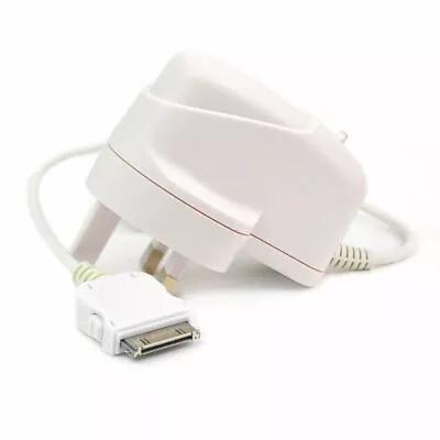 Mains Wall Plug Charger Adapter Fits IPhone 4S 4 3GS IPad 1 2 3 IPod Touch 4 3 2 • £8.99