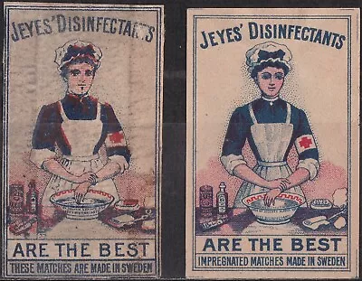 Old Matchbox Labels Sweden Jeyes' Disinfectants • $3.99