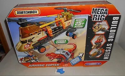 Matchbox Mega Rig Building System Jurassic Copter Mattel • $39.99