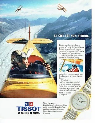 £3.16 • Buy 1986 Tissot ADVERTISING 037 NAVIGATOR WATCH CHARLY BURGER