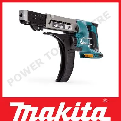 Makita DFR750Z 18 Volt LXT Li-Ion Cordless Auto-Feed Screwdriver Body Only Unit • £239.99