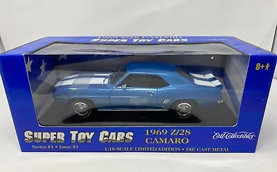 ERTL 1:18 1969 Z/28 Camaro Super Toy Cars Limited Edition RARE 1 OF 2500 • $89.95