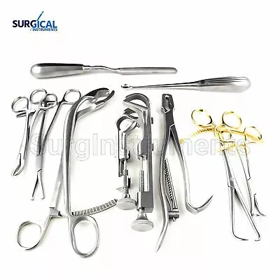 10 Pcs Assorted Orthopedic Surgical Instruments Custom Made Set - German Grade • $129.99