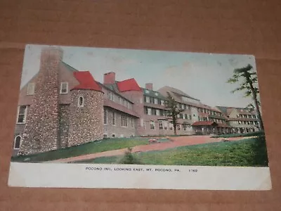Mt. Pocono Pa - 1910 Postcard - Pocono Inn Looking East • $5.50